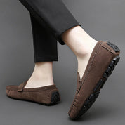 Loafers z zamszu