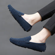 Loafers z zamszu