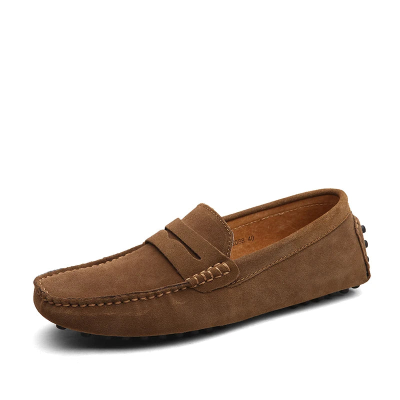 Casual zamszowe mokasyny
