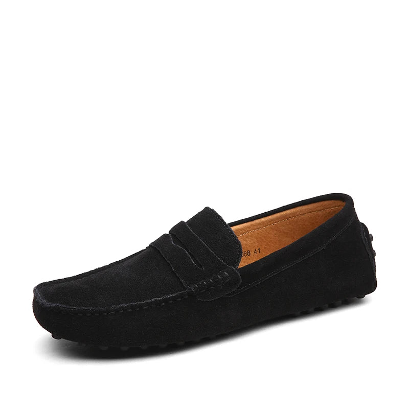 Casual zamszowe mokasyny