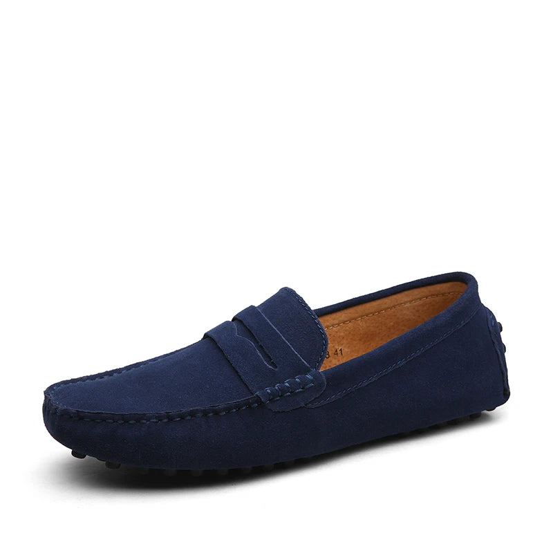 Casual zamszowe mokasyny