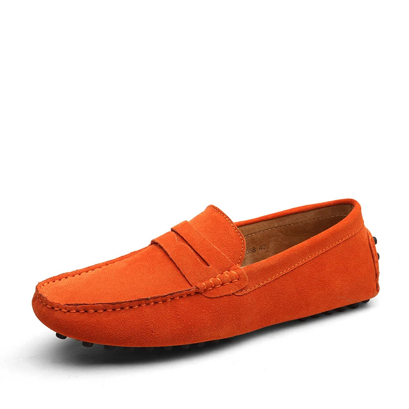 Casual zamszowe mokasyny