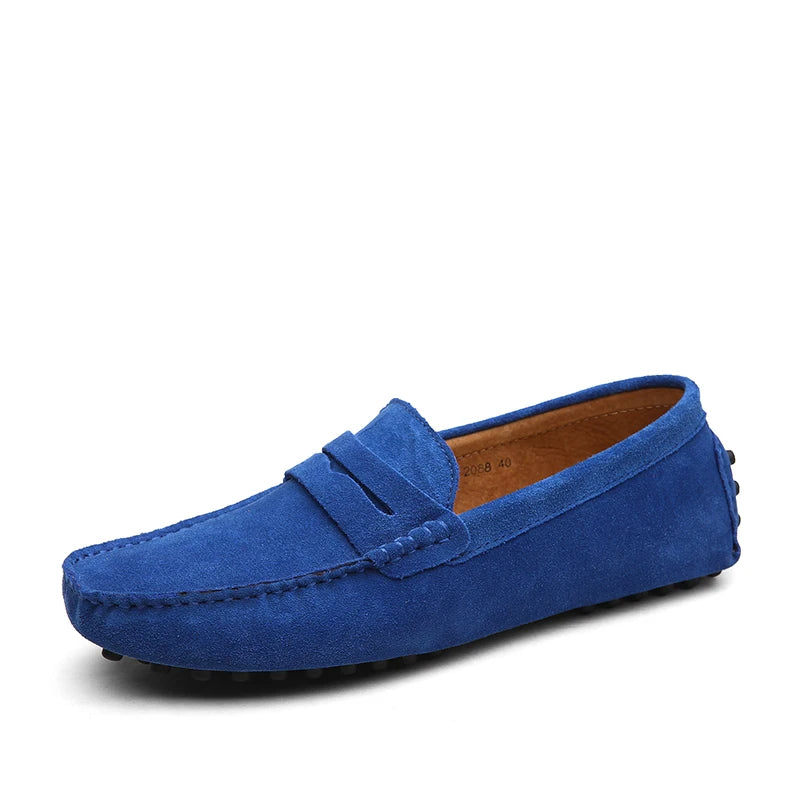 Casual zamszowe mokasyny