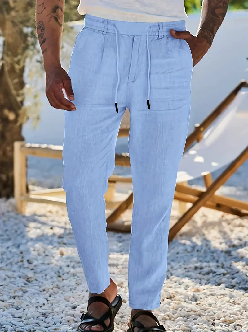 Eleganckie lniane spodnie