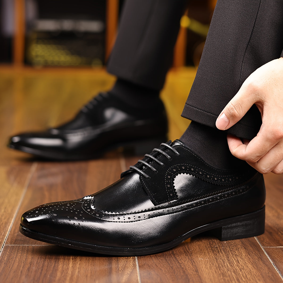 Oxford eleganckie buty