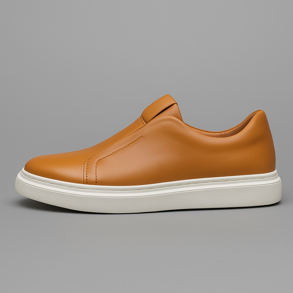 Eleganckie Skórzane Buty Slip-On