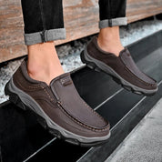 Eleganckie Skórzane Buty Slip-On
