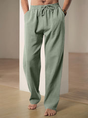 Casual lniana letnia spodnie