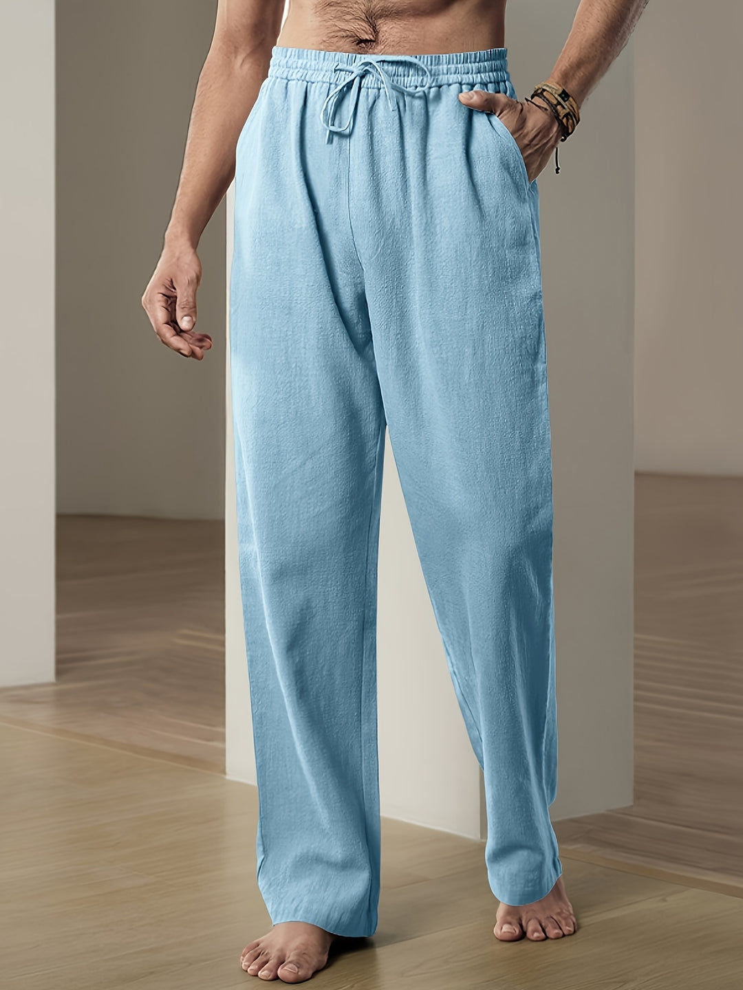 Casual lniana letnia spodnie