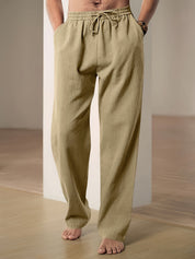 Casual lniana letnia spodnie