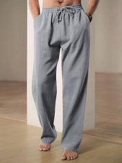 Casual lniana letnia spodnie