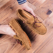 Miękkie zamszowe loafersy