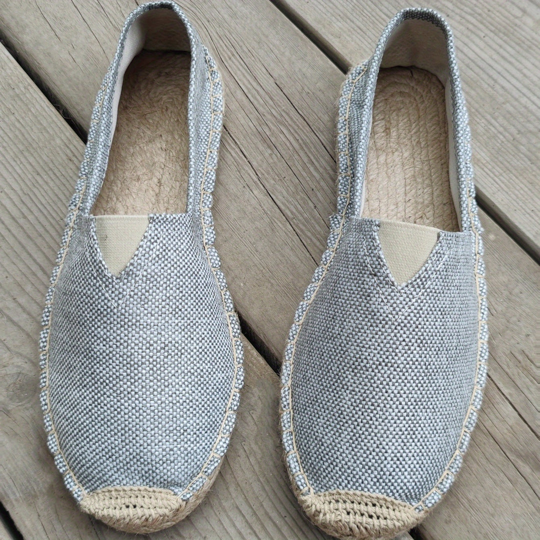 Eleganckie męskie espadryle