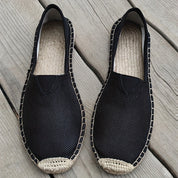 Eleganckie męskie espadryle