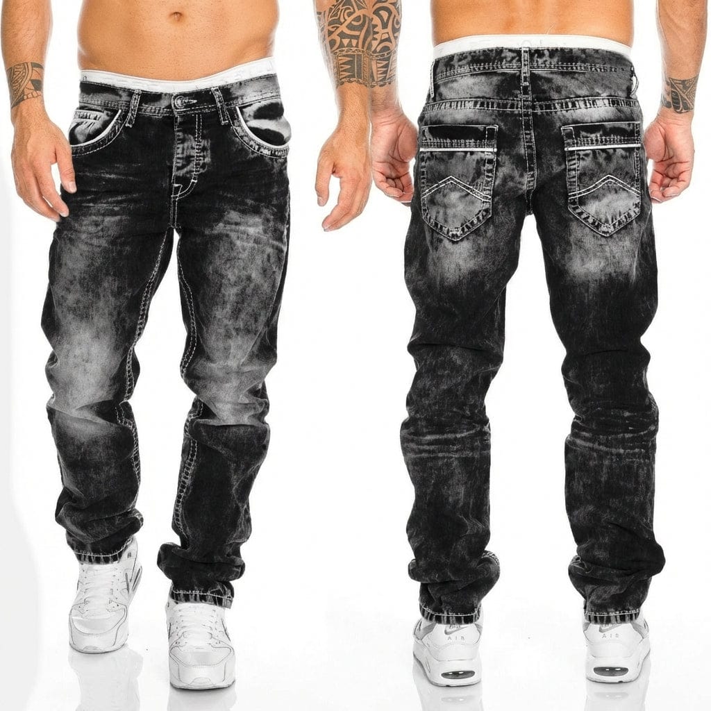 Spodnie motocyklowe z denimu