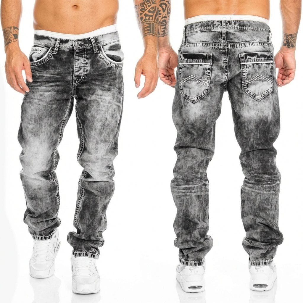 Spodnie motocyklowe z denimu