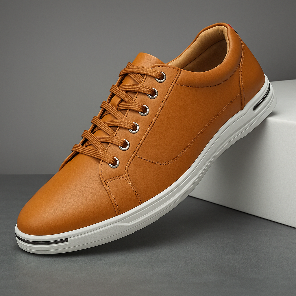 Eleganckie Skórzane Buty