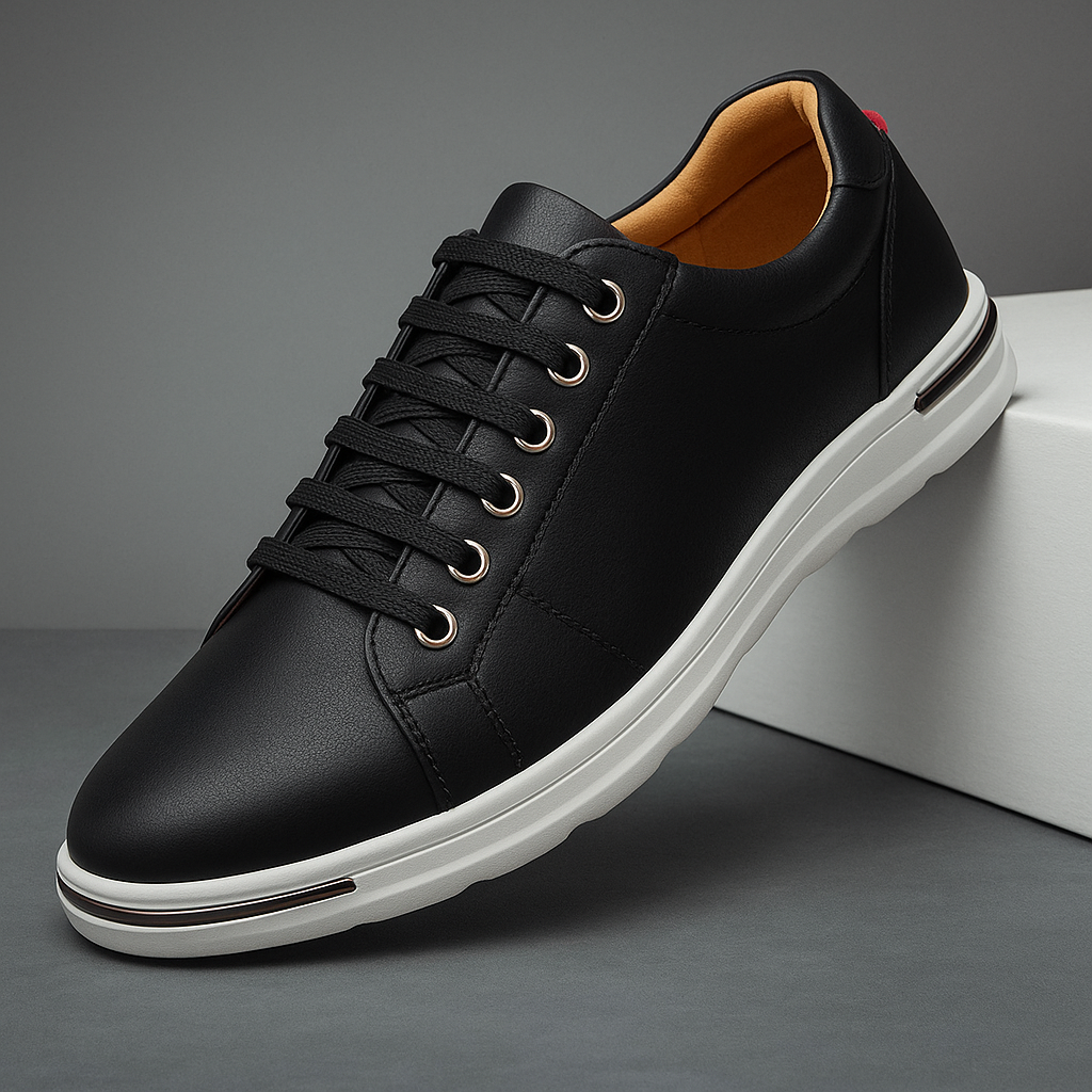 Eleganckie Skórzane Buty