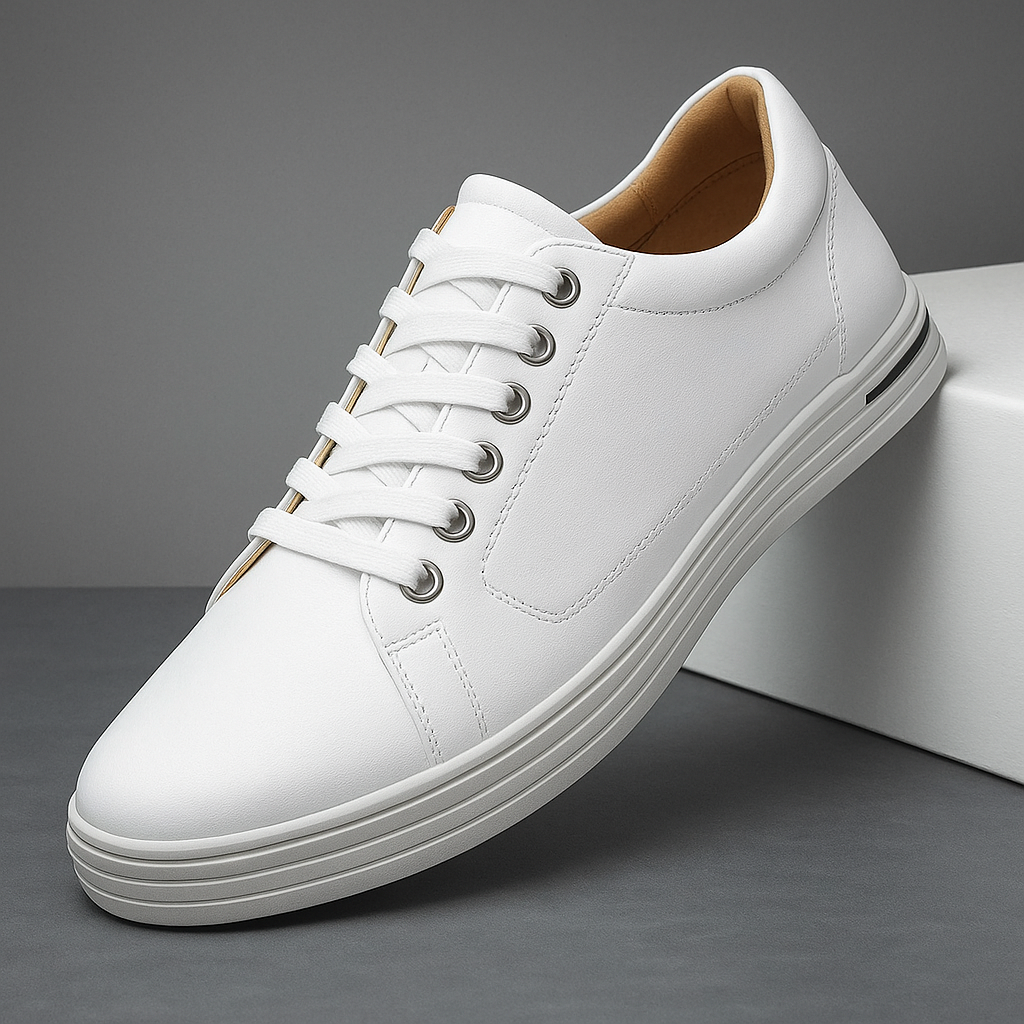 Eleganckie Skórzane Buty