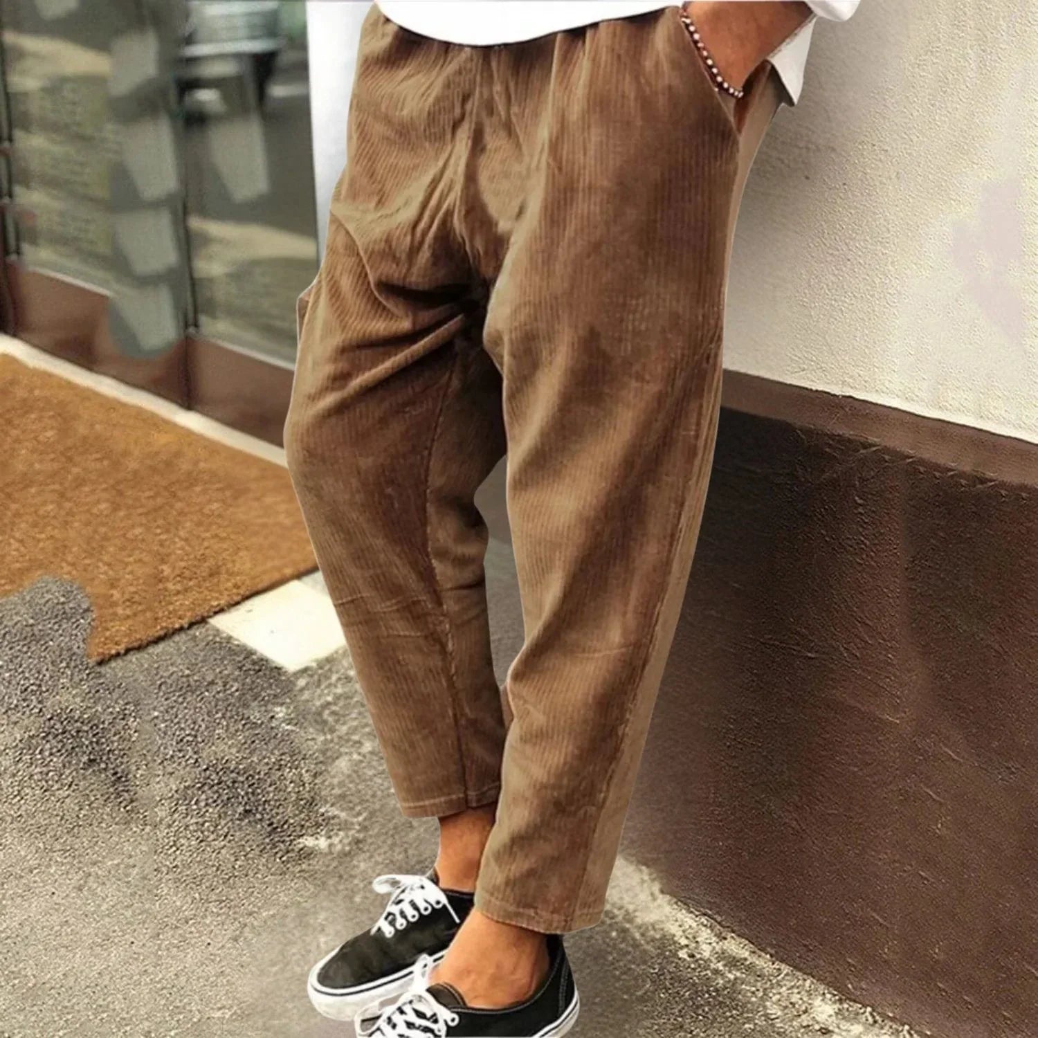 Eleganckie Spodnie Sztruksowe