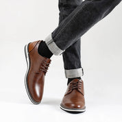 Eleganckie skórzane buty
