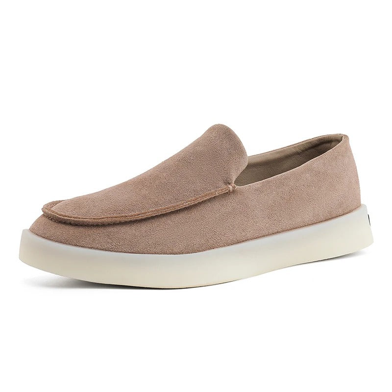 Klasyczne zamszowe loafersy biznesowe