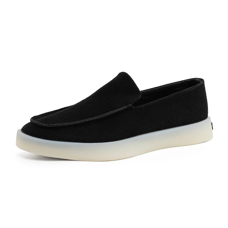 Klasyczne zamszowe loafersy biznesowe