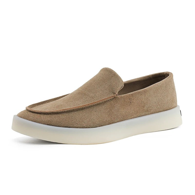 Klasyczne zamszowe loafersy biznesowe