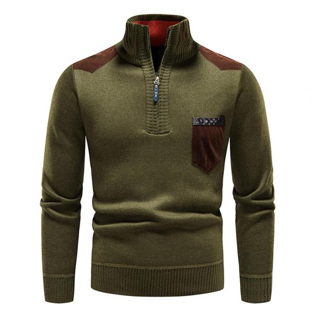Sweter Wełniany na Zamek