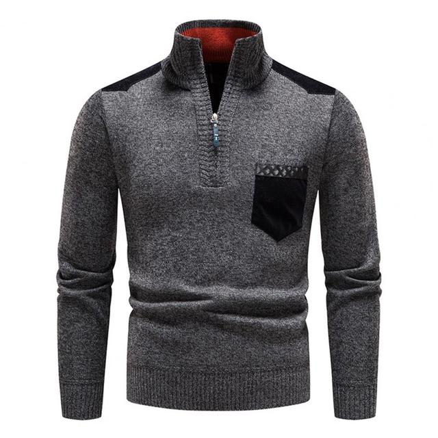Sweter Wełniany na Zamek