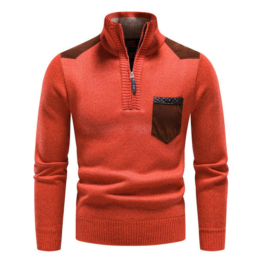 Sweter Wełniany na Zamek