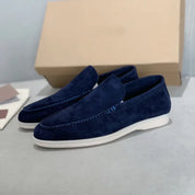 Eleganckie zamszowe loafersy