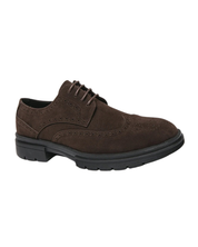 Zamszowe buty biznesowe