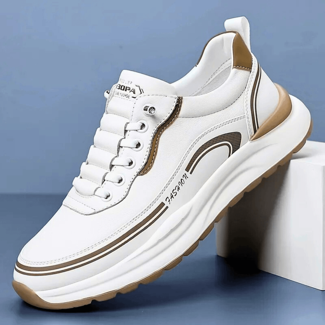 Casual skórzane buty