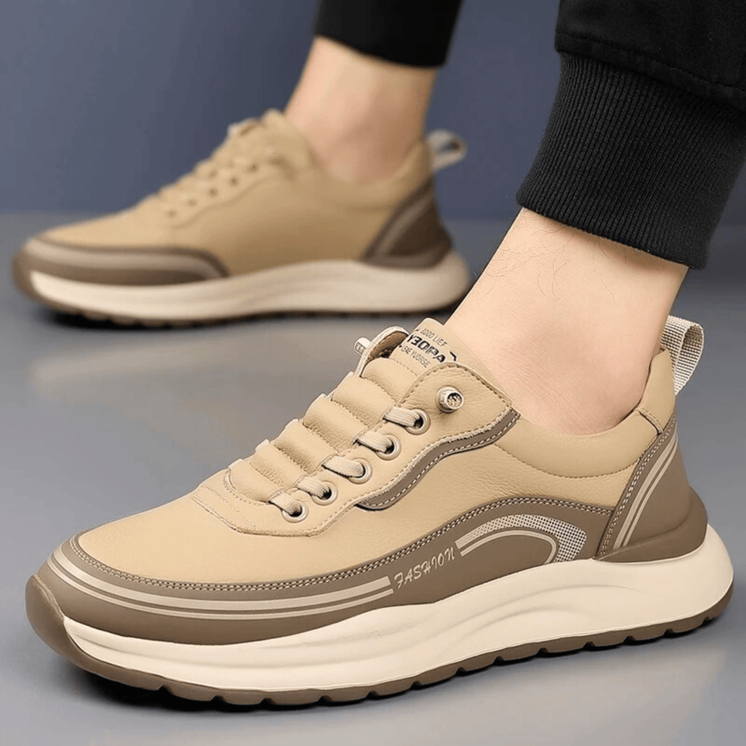 Casual skórzane buty